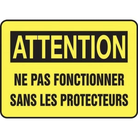 Accuform OSHA CAUTION SAFETY SIGN  DO NOT FRMEQC720XV FRMEQC720XV